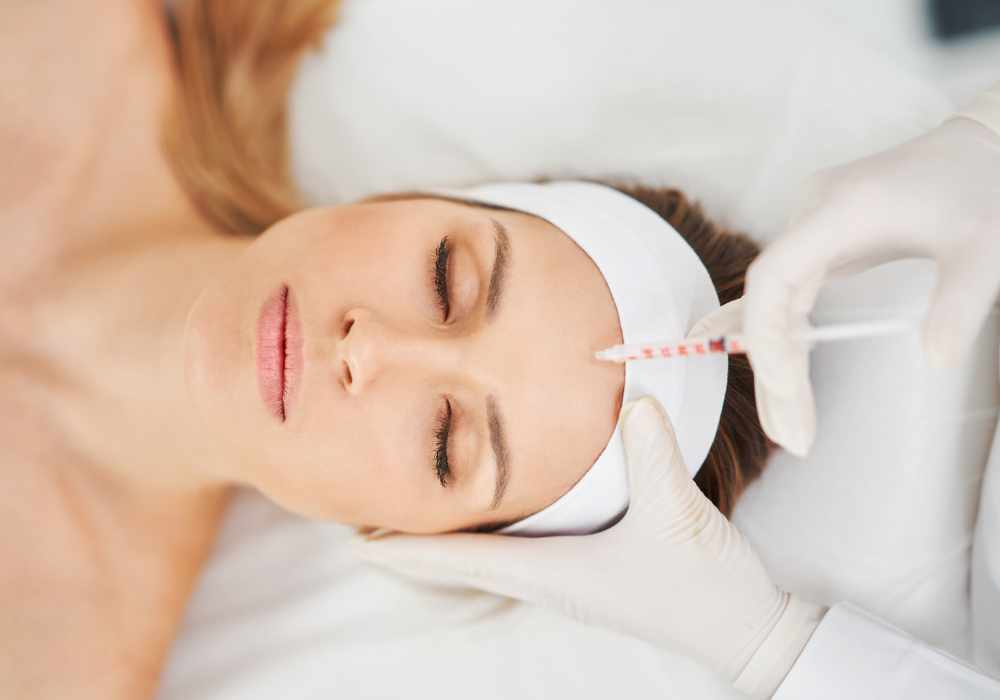 woman getting xeomin treatment