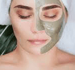 Mask during facial