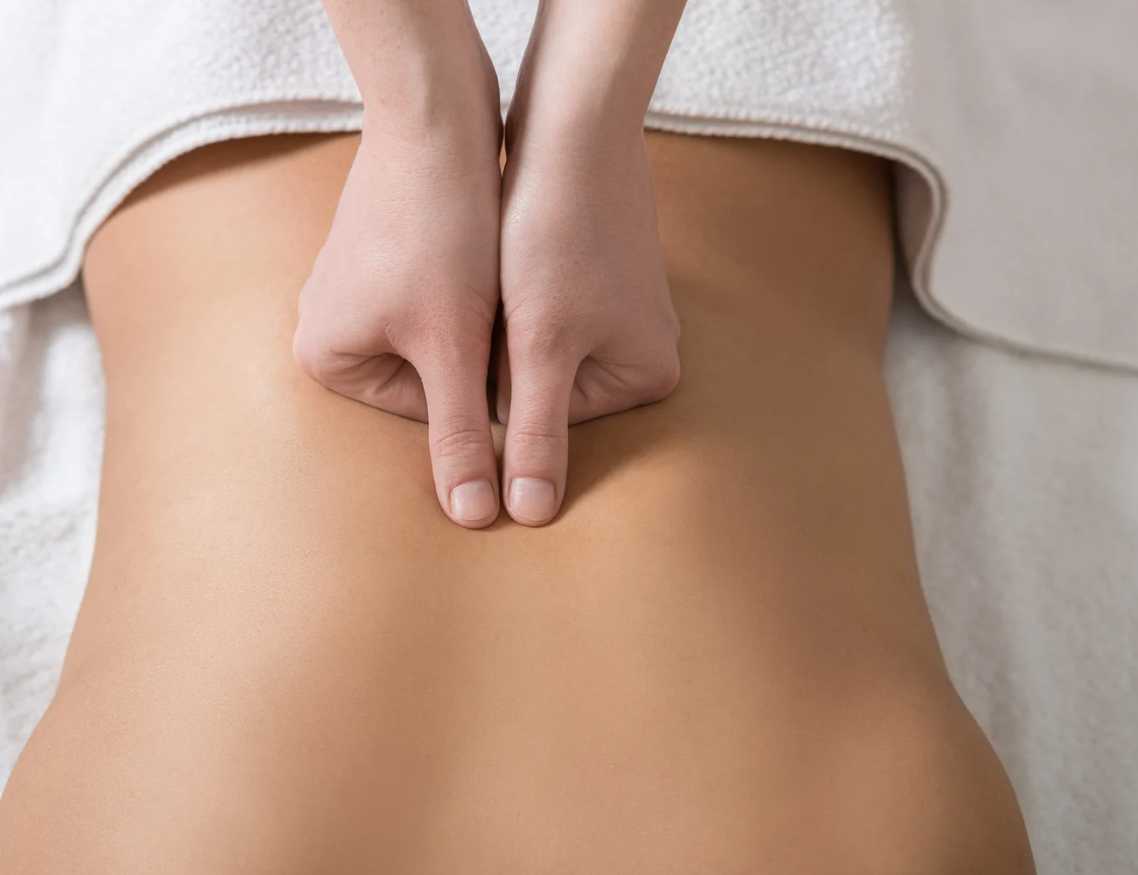 Lower back massage